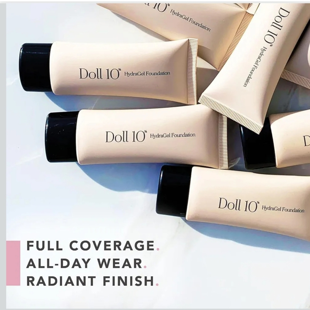 Doll 10 HydraGel Full Coverage Cream Foundation Shade Fair
